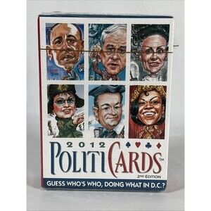PolitiCards 2012 2nd Edition - Collectible Playing Cards NEW• Sarah Palin, Obama